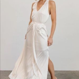 Baltic born roma satin dress. Xs